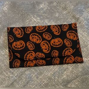 Handmade Halloween pumpkin wallet /feminine product/makeup pouch